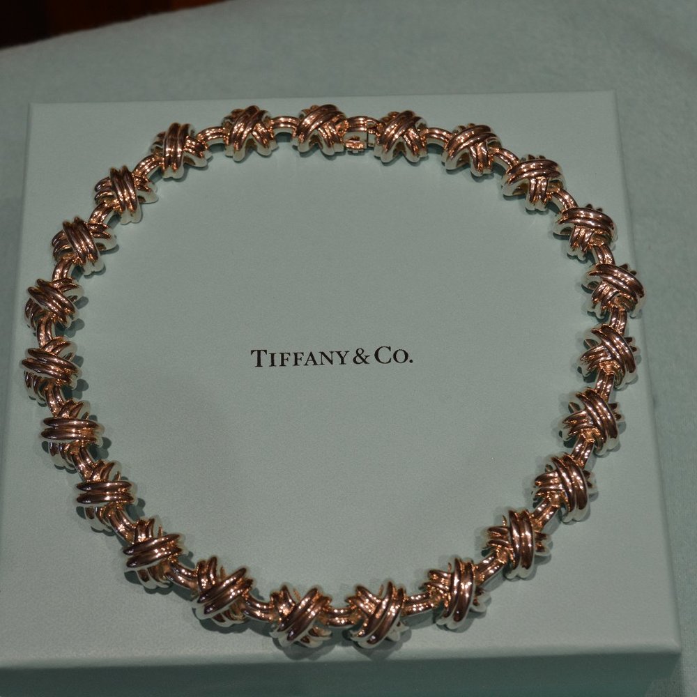 Tiffany & Co Signature Sterling Silver Necklace